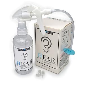 EQUADOSE Hear Ear Wax Remover Kit Professional Cleaning System for Effective Wax Removal and Irrigation Safe and Gentle