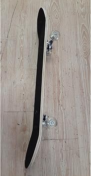 DEMS Yeni Nesil Z mparal  80 cm Silikon Tekerli Kaykay, Gri Siyah