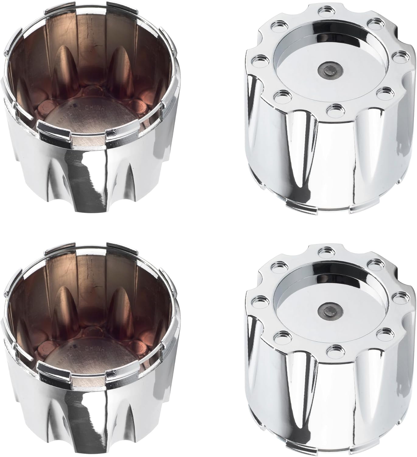 4Pcs Wheel Center Caps for Moto Metal 950 951 High Gloss Black Center Cap 5 OR 6 Lug Wheel - Replacement 353K83, S409-16