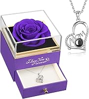 Vista 1 de NEWNOVE Rosa Roja Real "Te Amo Mamá" Regalo, Perfecto para el Día de la Madre, San Valentín, Cumpleaños