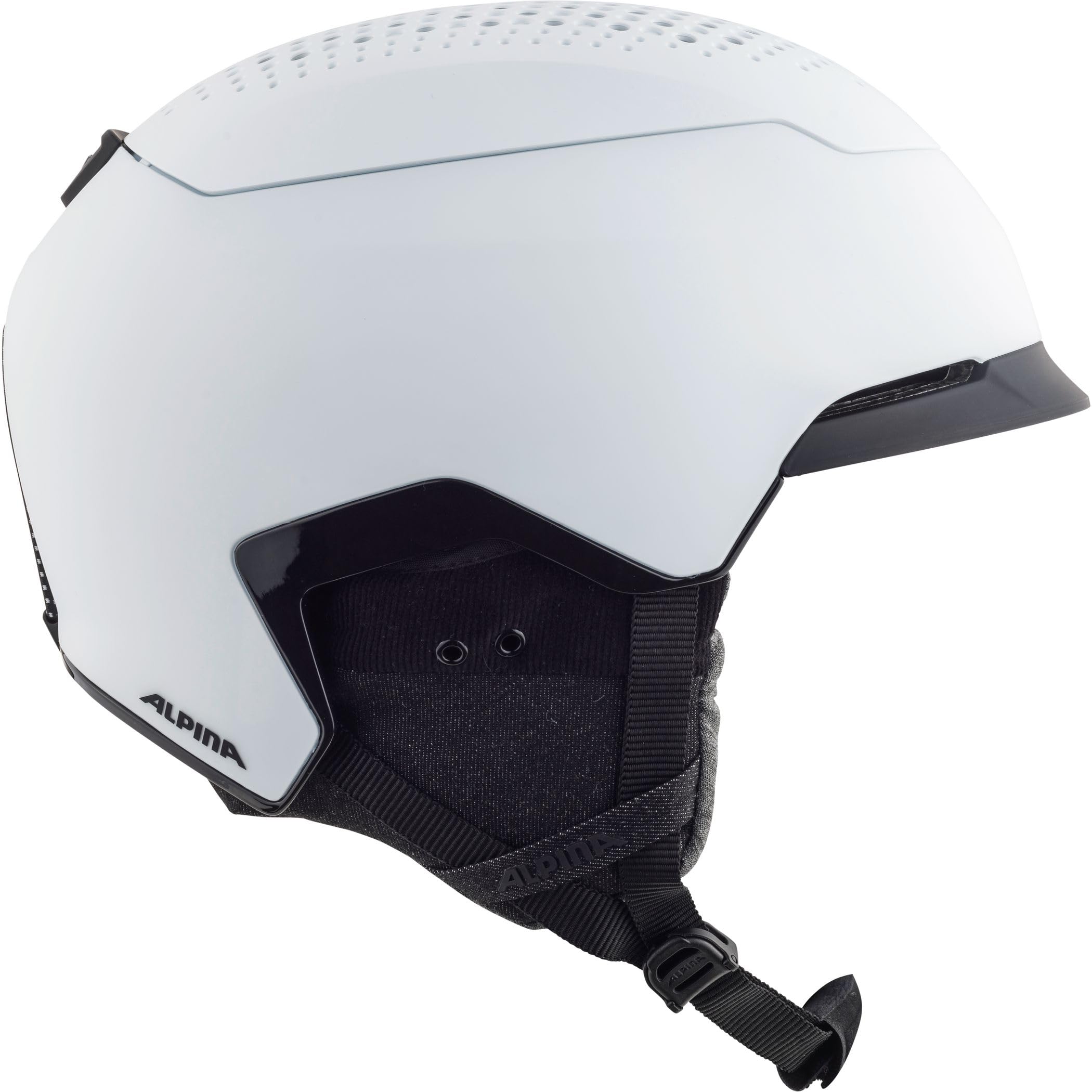 ALPINA Unisex - kask narciarski GEMS dla dorosłych, biały matowy, 55-59