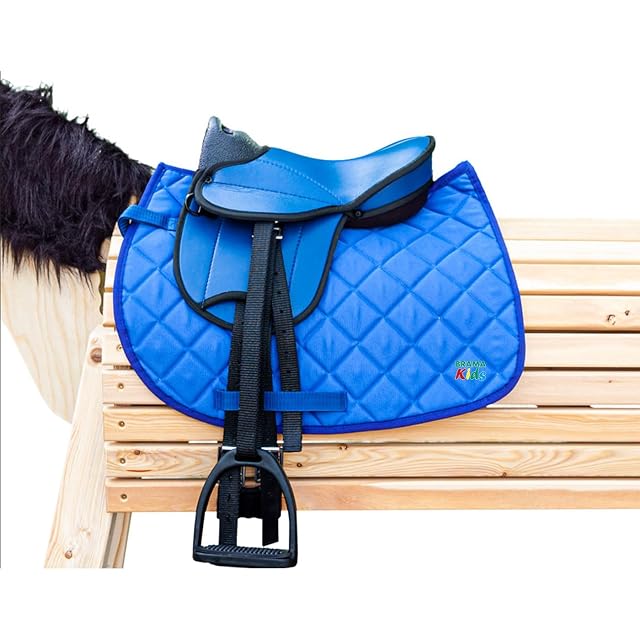 Foto 4 de 6 de Brama West Juego de sillín infantil Shetty My Little Pony, sillín para Shetty Pony, caballo de madera…
