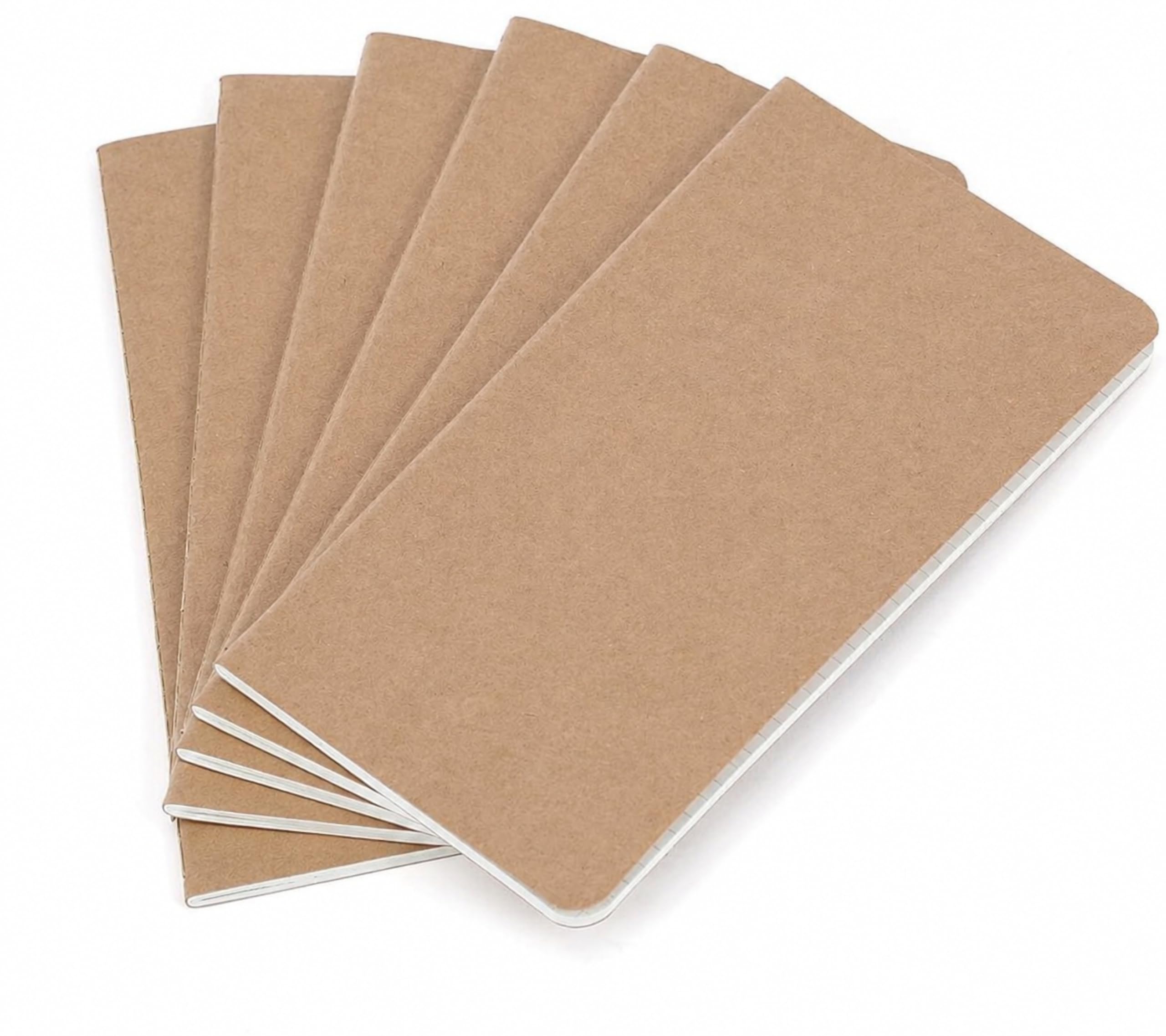 Wanderings Dotted Regular Size Travelers Notebook Inserts | 11cm x 21cm (4.25" x 8.25") | 100 GSM Paper | 6 Hand-Sewn Booklets/360 Pages | Travelers Notebook Refills for Journals, Diaries, Planners — image 1