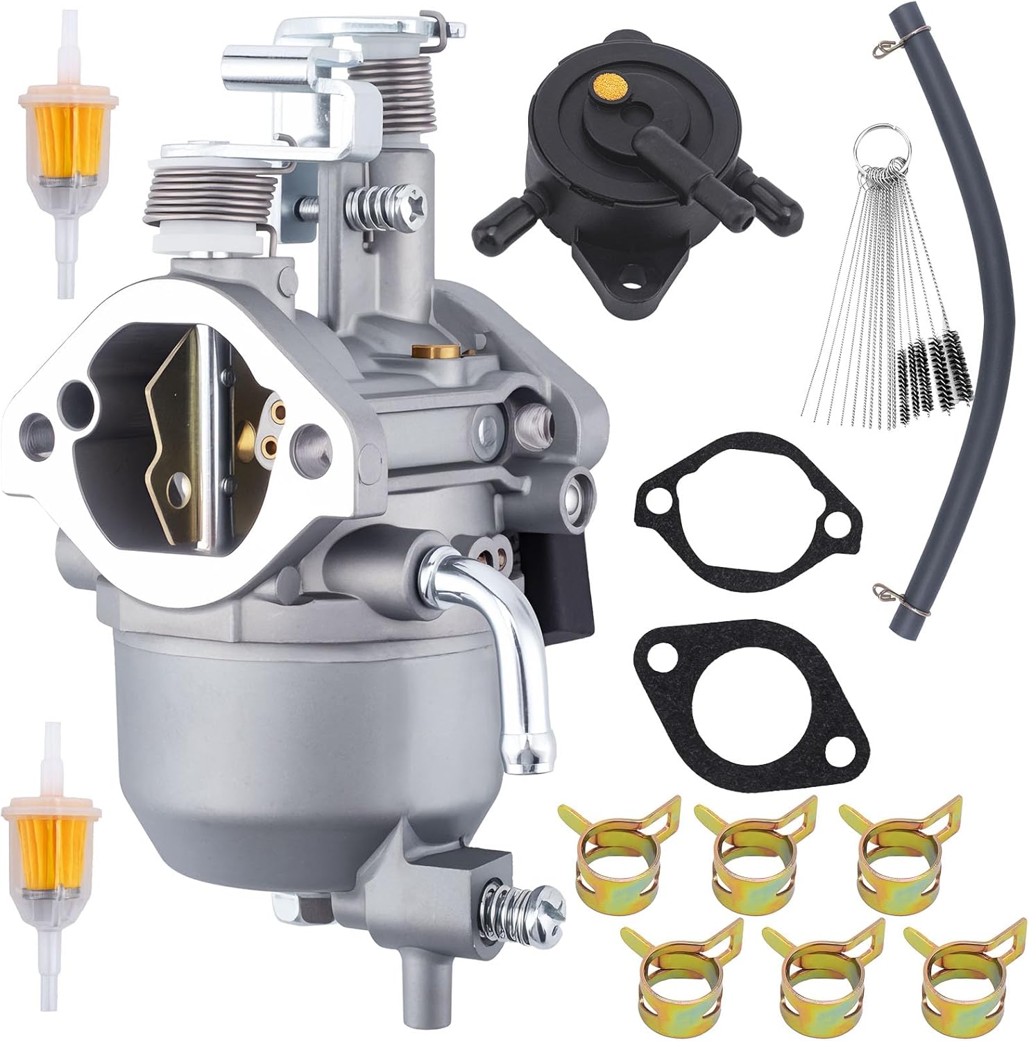 Carburetor Compatible with Kawasaki Engine 2008 EZGO RXV, 2010-2015 Gas Golf Carts TXT, 2010-2014 EZGO Valor, 13HP FJ400D Engine Motor Golf Cart, Carb Repalce for OEM # 72873G01 808656 602061