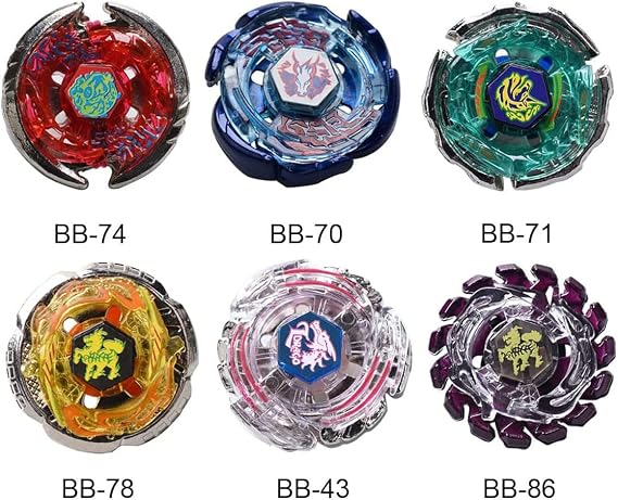 Gyros Beyburst Battle Tops Metal Fusion Starter Set with Stickers 2 Launchers