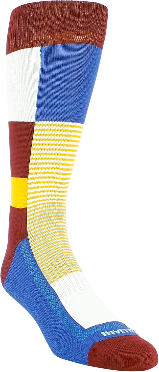Remo Tulliani Chickasaw Men’s Performance Dress Socks, Made in USA with RTech Yarn, Breathable, Moisture Wicking, Colorfast