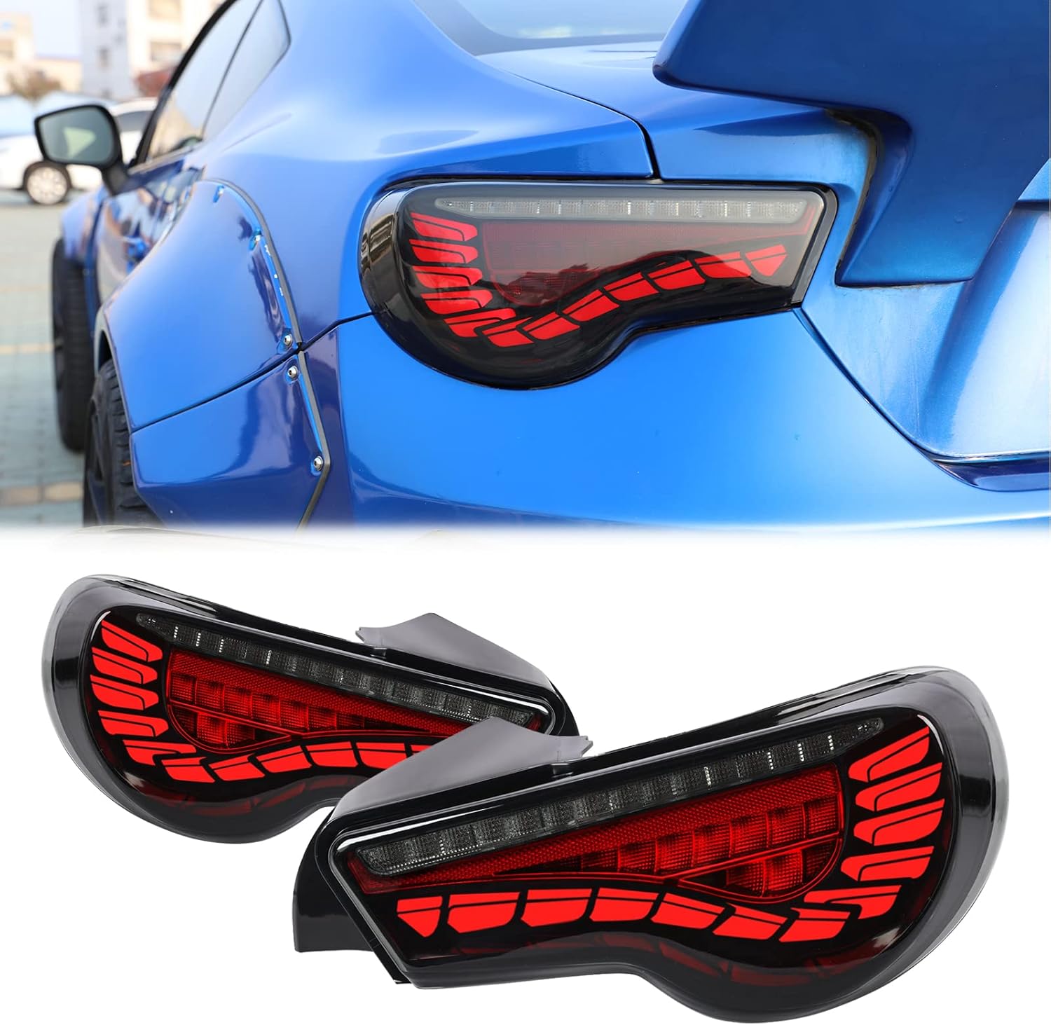 hougeet LED Tail Light Rear Lamp Assembly For Toyota 86