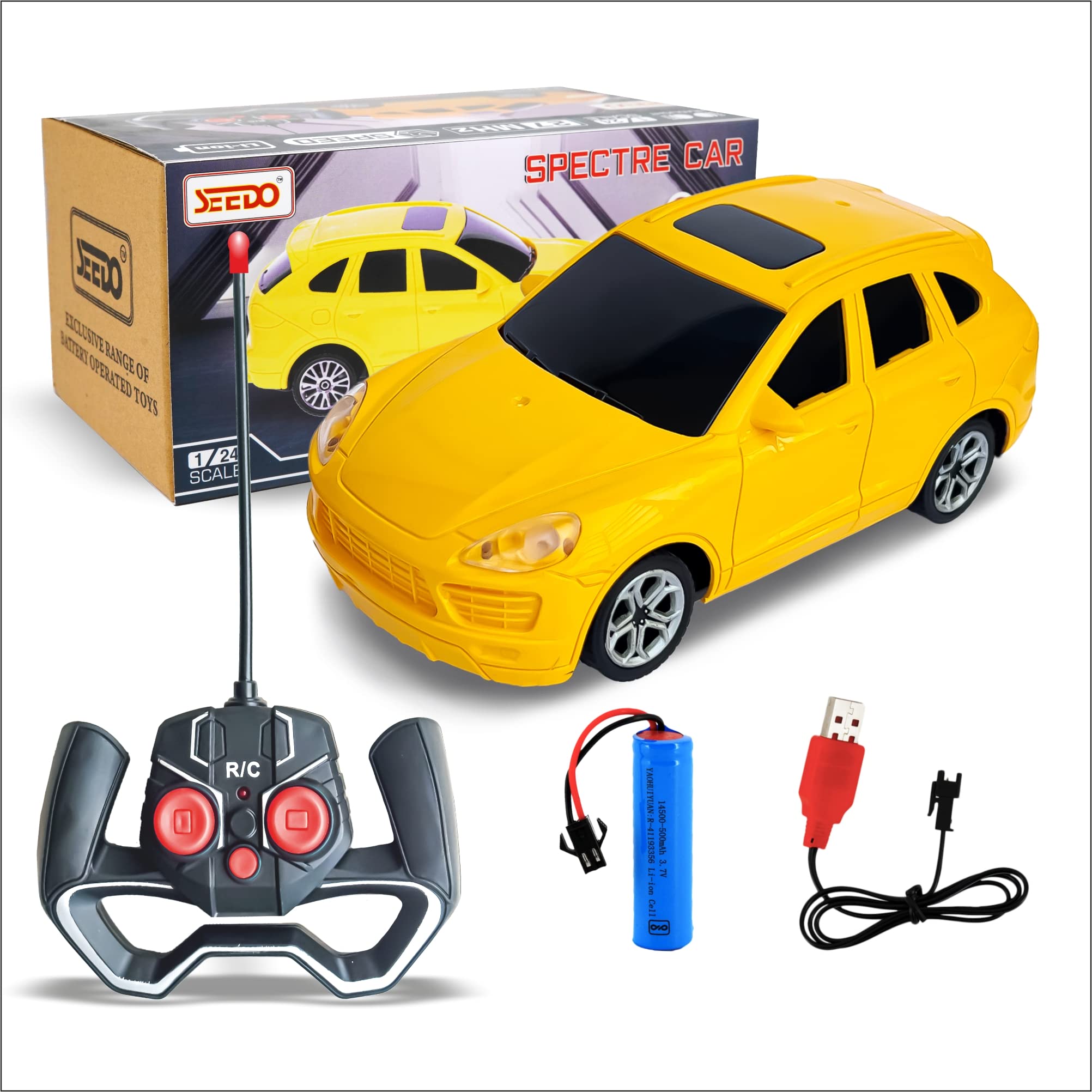See full amazon price history chart for SEEDO Rechargeable 1: 24 Scale Remote Control Spectre Car with High Gloss Anti Scratch Impact Resistant Body with Front & Back Light Fast RC Vehicle Toy for Kids 8+ Years (Pack of 1, Yellow) SEEDO Rechargeable 1: 24 Scale Remote Control Spectre Car with High Gloss Anti Scratch Impact Resistant Body with Front & Back Light Fast RC Vehicle Toy for Kids 8+ Years (Pack of 1, Yellow) (B0BFM6PXWQ) Amazon Price History, Amazon Price Tracker