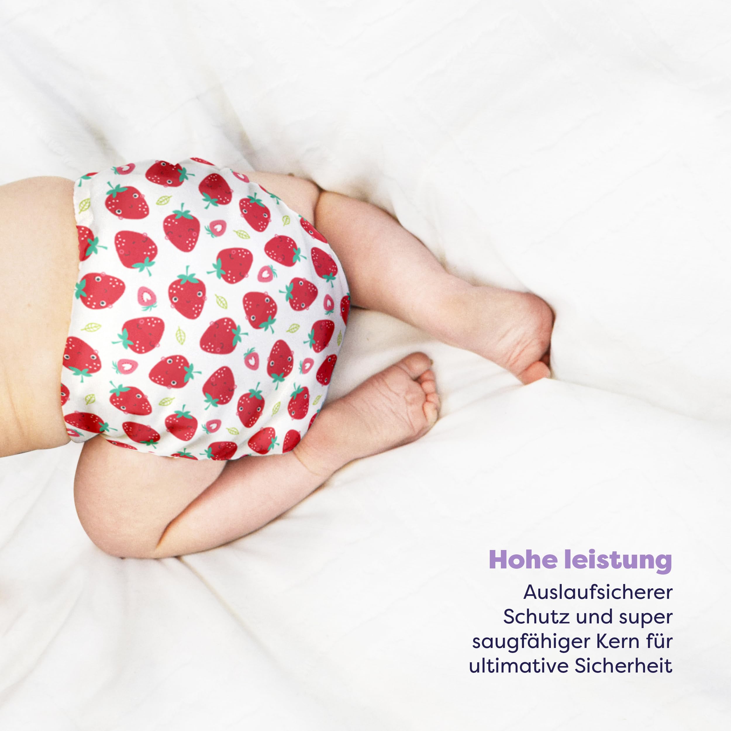 Bambino Mio 5er-Pack Miosolo Classic All-in-One Stoffwindel waschbare Windeln Einheitsgröße verstellbare Druckknöpfe saugfähig wiederverwendbare Babywindeln