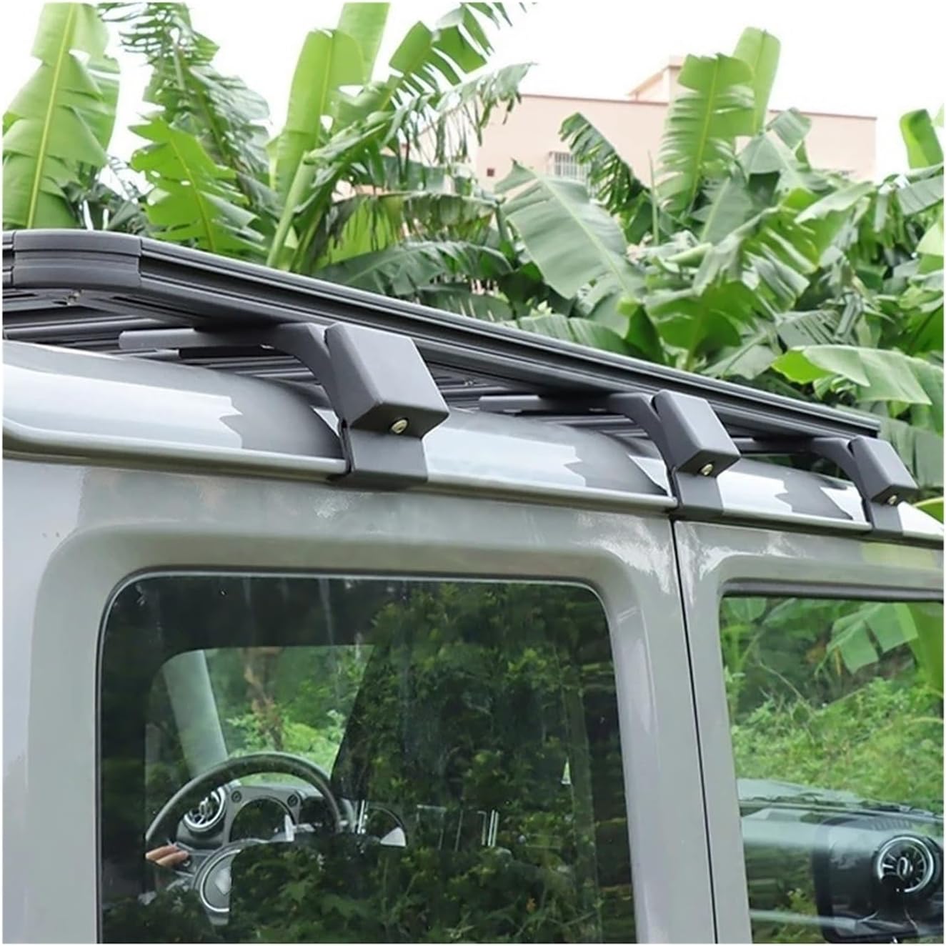 Car Roof Rack Luggage Aluminium Cargo Carrier Bracket Compatible for Suzuki Jimny JB64 JB74 Gen 4 Accessories 2019 2020 2021 2022 2023
