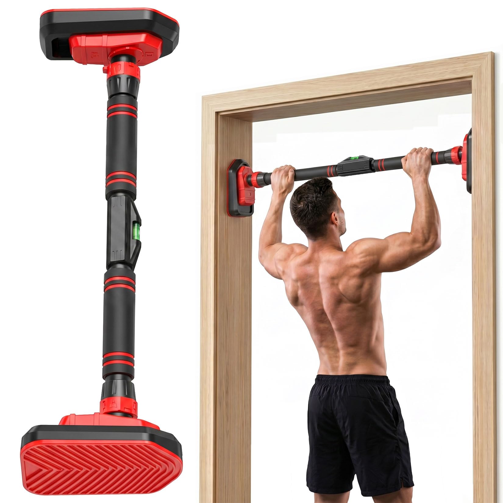 【未使用】懸垂バー 100cm Amazon | Homthy 懸垂バー 懸垂マシン ぶら下がり健康器 プルアップ