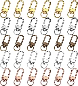 Amazon.com: 30 Packs Lobster Claw Clasps,Mteal Lanyard Clips, Swivel ...
