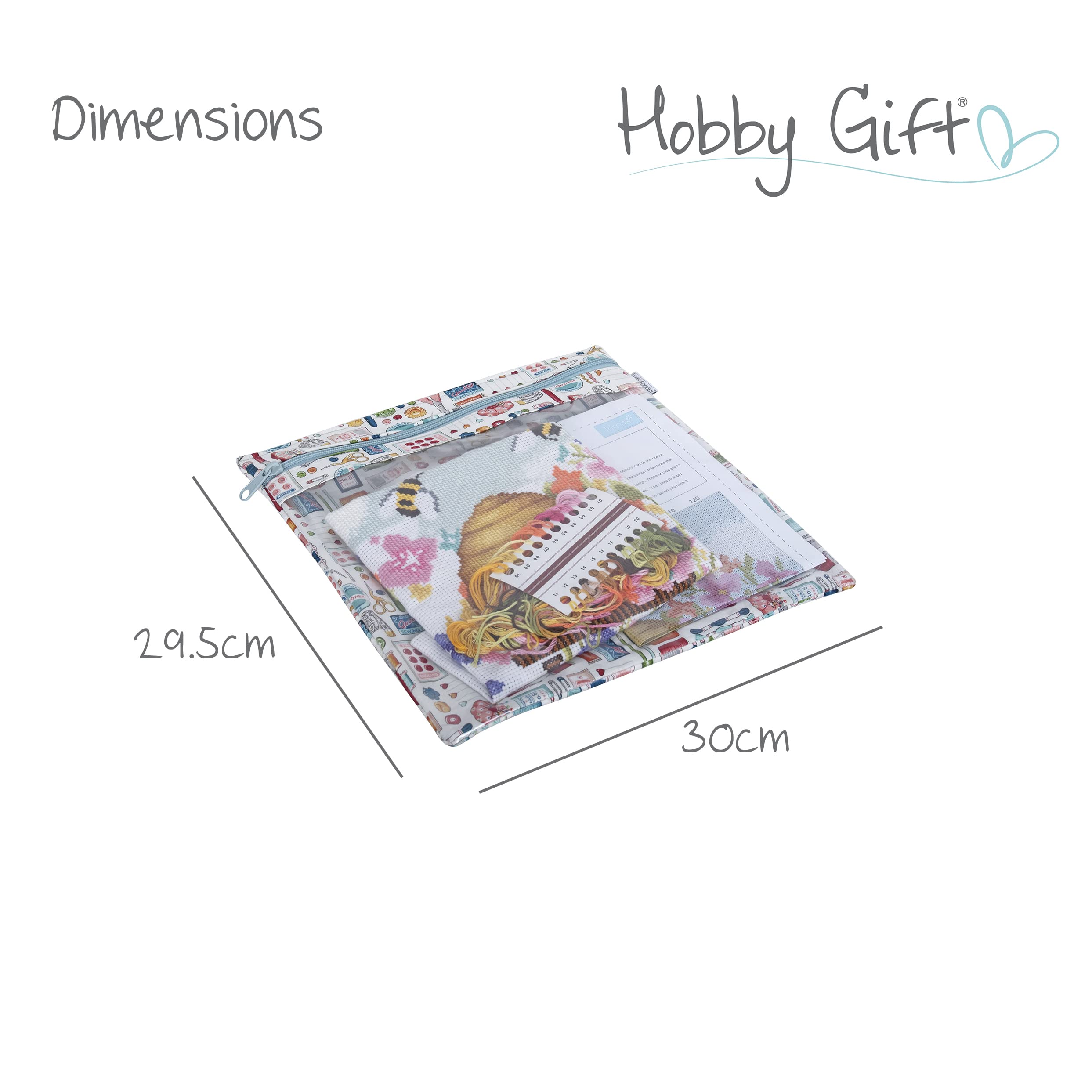 Hobby Gift Pochette Plate Pour Projet – Pour Travaux Manuels, Cartes De Vœux, Sécurisée Et étanche, Articles De Couture, 1 X 30 X 29,5cm