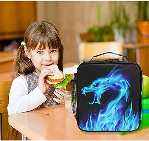 Miniatura 6 de Lindas bolsas de almuerzo de panda de animales para niñas y niños, con aislamiento térmico, lonchera con correa ajustable, a prueba de fugas,