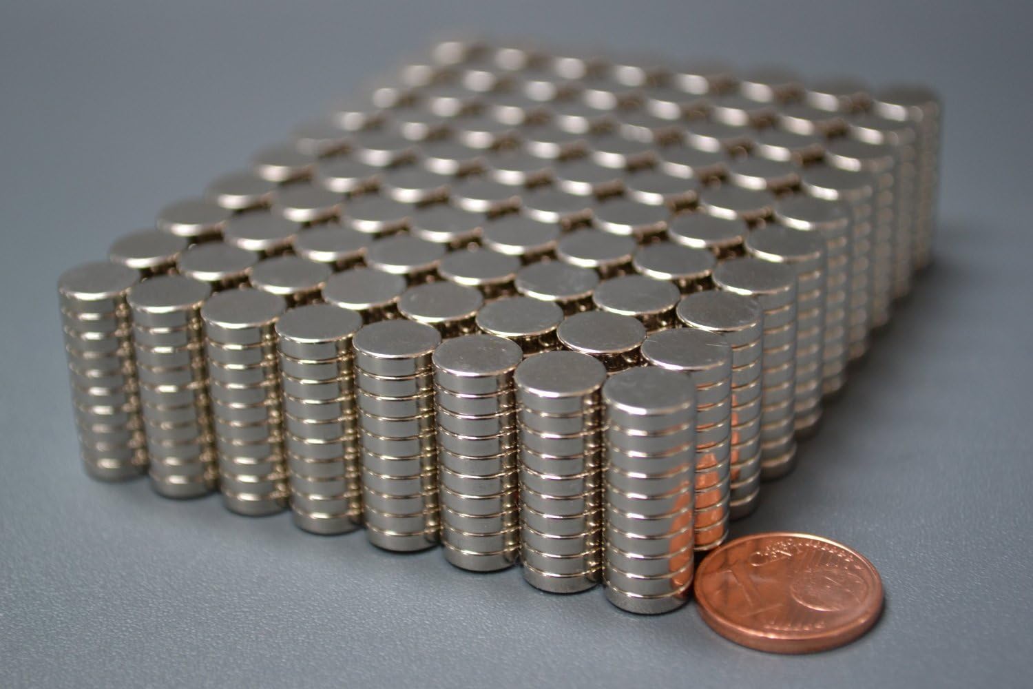 100 Neodymium Super-Magnets 8 x 2 mm