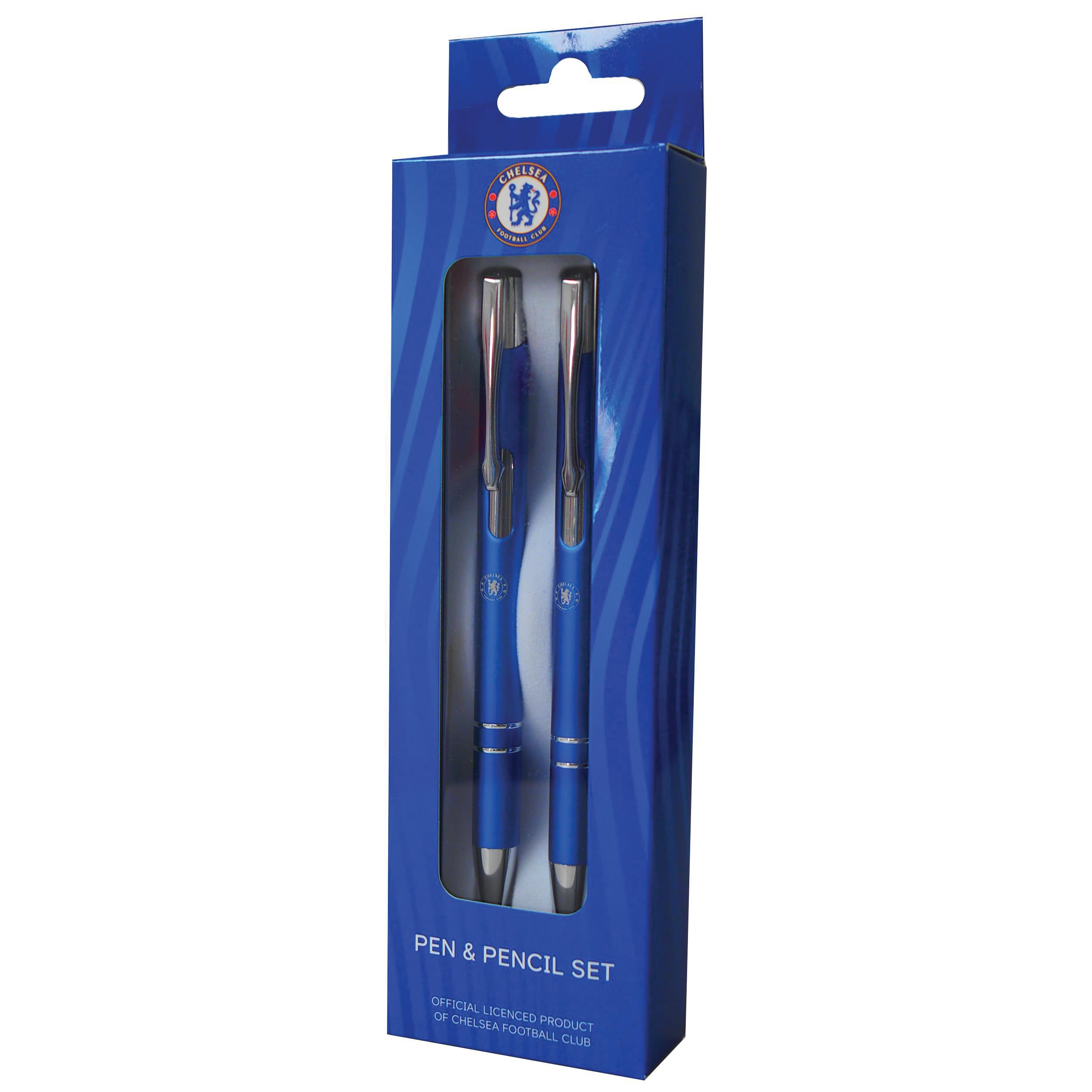 チェルシーCHELSEA のボールペン2本セットケース付き　新品　サッカーチーム Amazon | チェルシーFC ペン&鉛筆セット | ジェルインクボールペン
