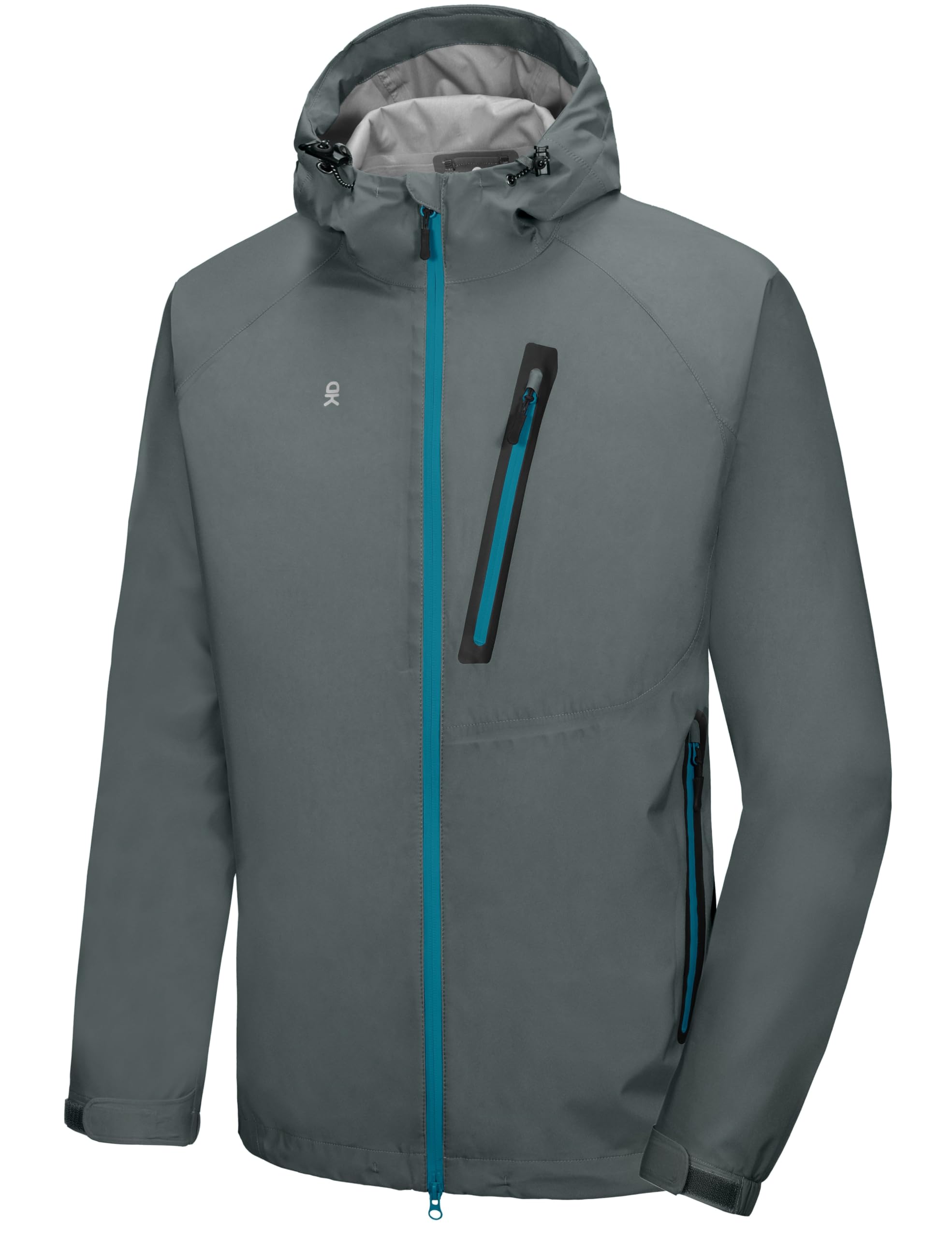 Little Donkey Andy Men's Waterproof Rain Jacket Outdoor Raincoat for Hiking