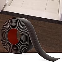 Vista 13 de Tira de transición de suelo autoadhesiva para baldosas de 3.3 pies x 1.57 pulgadas, color beige