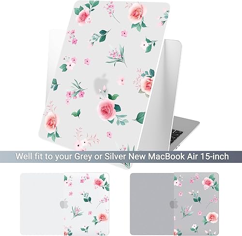 Miniatura 107 de Batianda Funda prémium para MacBook Air de 15 pulgadas 2025 M4 2024 2023 con chip M3 M2 modelo A3241/A3114/A2941, carcasa rígida diseñada