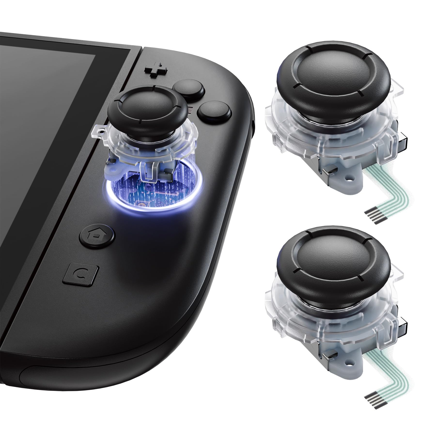 Amazon.co.jp: eXtremeRate Nintendo Switch 2 Joy-Conに対応用交換3D