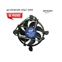 GLOBAL TOUCH CPU Fan Stock Cooler with Aluminium Heatsink | Desktop Processor Cooling Fan for Core i3/i5/i7 | 4-Pin Quiet Stock Cooler Compatible with LGA 1155/1150/1151/1156/1200 Sockets gallery image