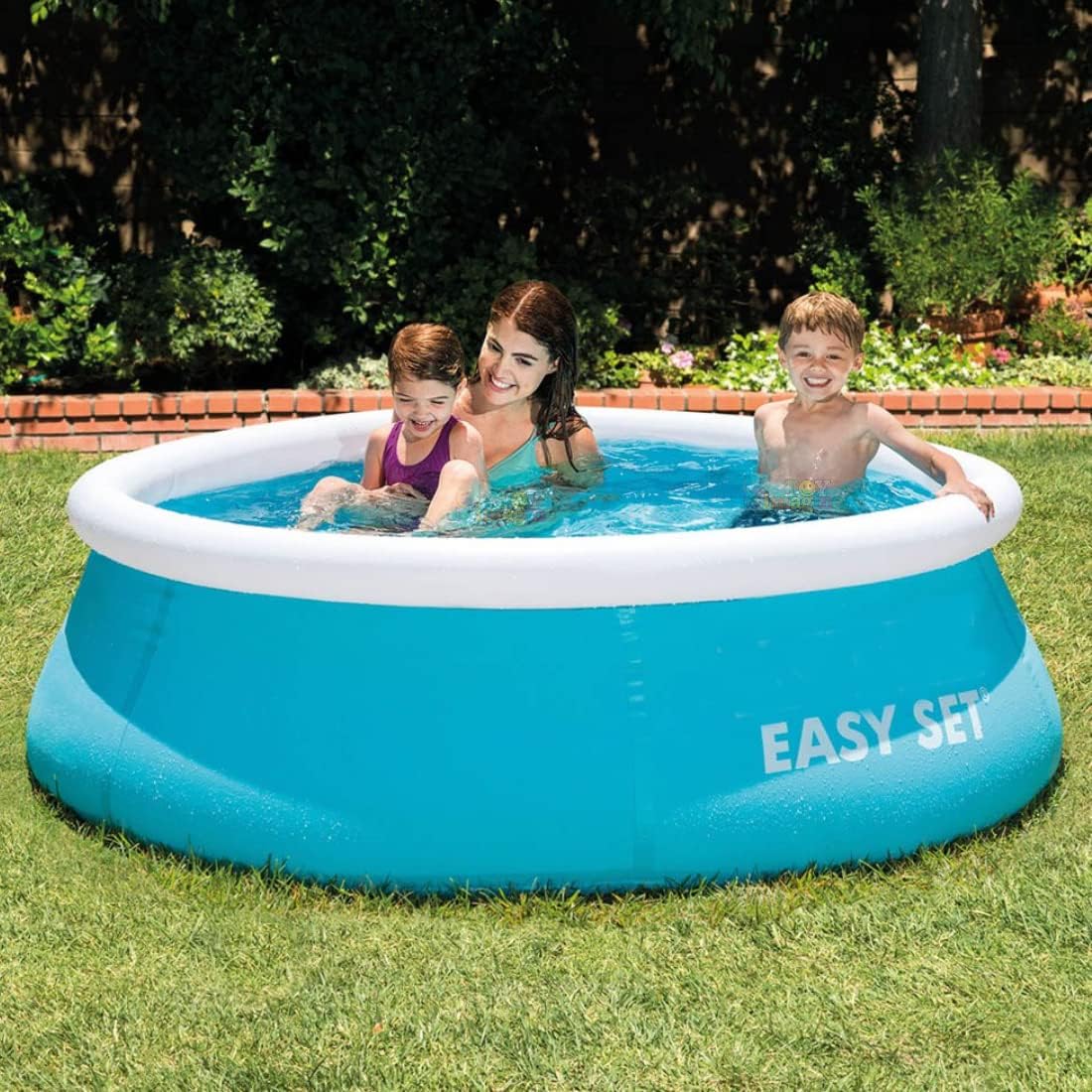 Toy Imagine Easy Set Inflatable Pool – 6ft x 20in | Quick Setup Family Pool for Kids & Adults | Durable Outdoor Swimming Pool for Backyard Summer Fun-image-47