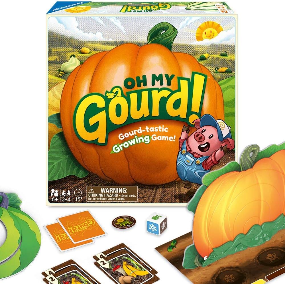 Oh My Gourd! Family Game For Boys & Girls Age 6 & Up - A Fun & Fast Family Game You Can Play Over & Over