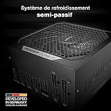 be quiet ! Power Zone 2 1000 W Bloc d’Alimentation, certifications 80 Plus® Platinum et Cybenetics Platinum, système Semi-Passif, Ventilateur Pure Wings 3 140 mm, connecteur 12V-2x6 coudé à 90° - 3