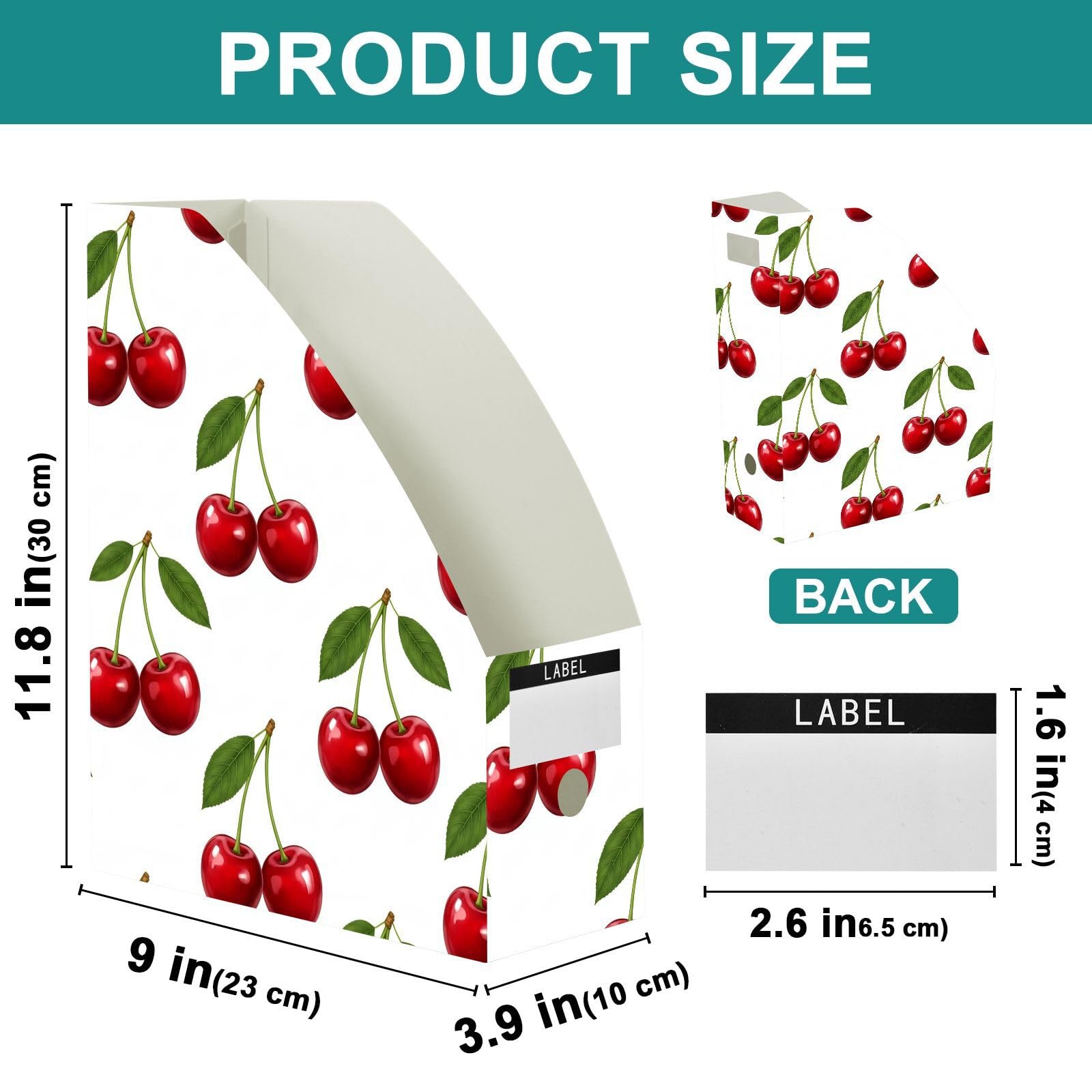 Cartone animato Cherry Red File Organizer per insegnanti