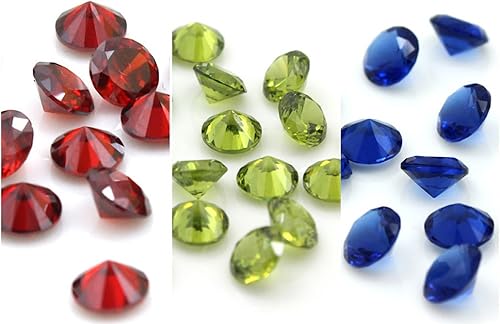 Miniatura 10 de Dijes de piedra natal  96 dijes de cristal de cumpleaños de 1364 pulgadas para dije de cristal flotante, medallón de memoria