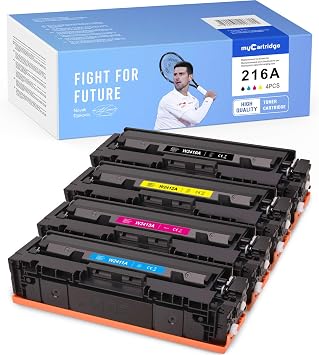 MyCartridge 4 Compatible HP 216A W2410A Multipack Toner [Without Chip] for HP  Color Laserjet Pro M155 MFP M182nw M183fw (Black/Cyan/Magenta/Yellow) :  Amazon.co.uk: Computers \u0026 Accessories