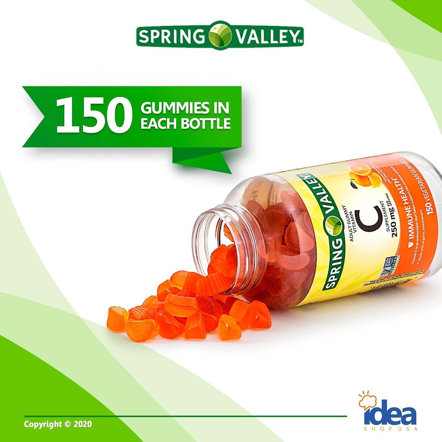Spring Valley Vegetarian Vitamin C Gummies for Adults