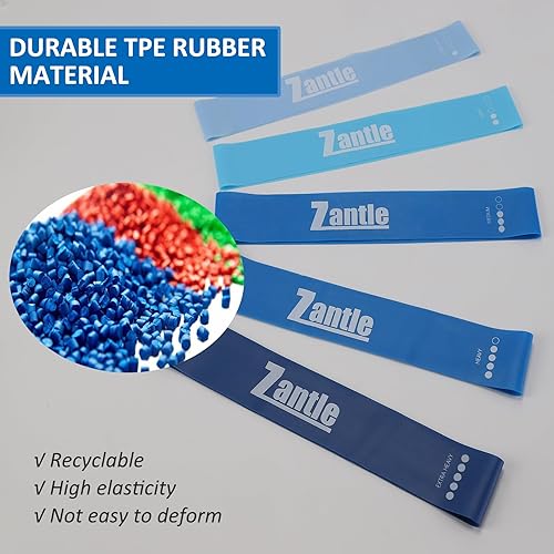 Miniatura 5 de Bandas de resistencia, bandas de entrenamiento para hombres y mujeres, bandas de ejercicio para terapia física, bandas de resistencia de goma,