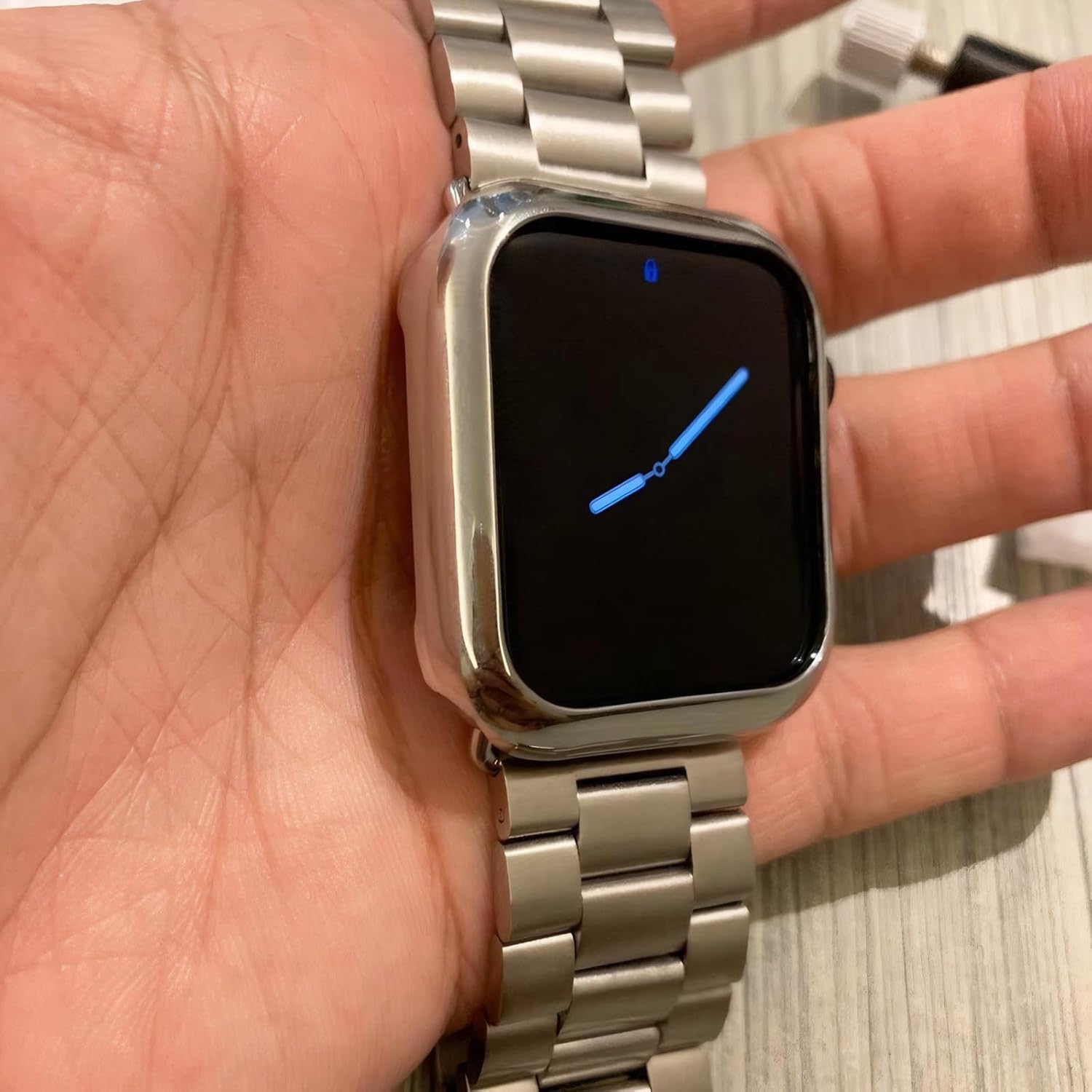 Compatible with Apple Watch Band 49mm 46mm 45mm 44mm 42mm 41mm 40mm 38mm, Stainless Steel Metal Strap Replacement iWatch Bands for Apple Watch Series 11 10 9 8 7 6 5 4 3 2 1 Ultra3/2/1 SE3/2/1