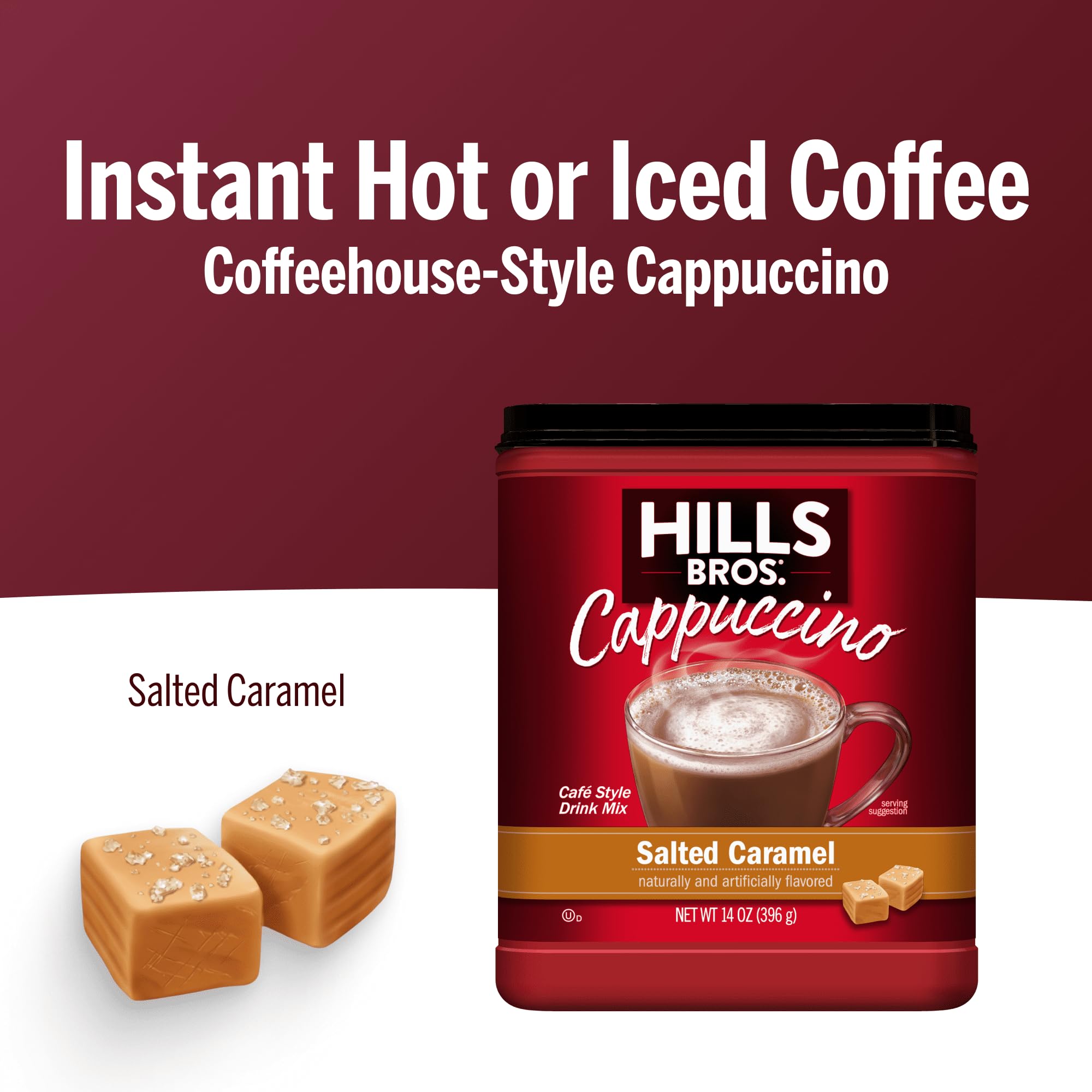 Amazon.com : Hills Bros. Cappuccino Mix – Rich, Frothy Coffeehouse