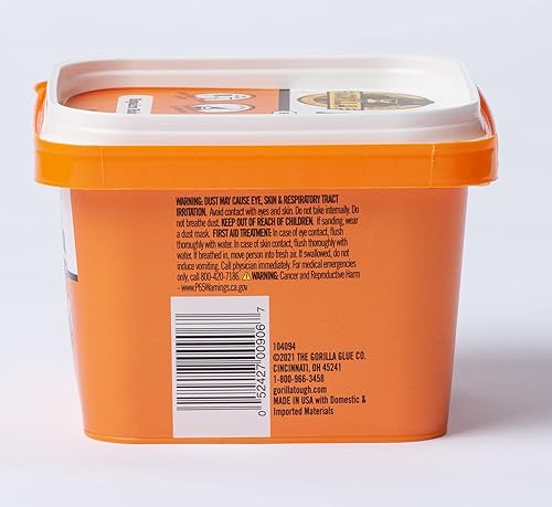 Miniatura 8 de Gorilla - Resanador + imprimación para reparación de paredes, resistente. Tubo de 16 onzas