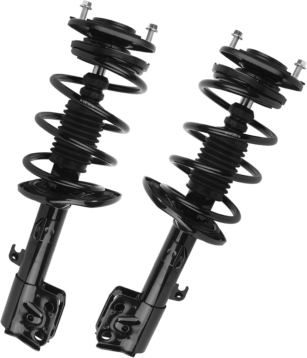 KUSATEC Front Pair Complete Struts Shock Absorber fit for Toyota Corolla 2014 2015 2016 2017 2018 2019, 172990+172989 Left/Right Struts with Coil Spring Assemblies