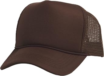 TOP HEADWEAR Blank Trucker Hat - Mens Trucker Hats Foam Mesh Snapback