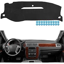 Dash Board Custom Cover Mat Carpet Compatible with 1999-2006 Chevrolet Silverado 1500 07-14 Chevy GMC 2