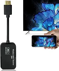 MAGIC BLOCK Adaptador De Espelhamento Tela Hdtv 1080P G2Pro, Compatível Apenas Com Vídeo E Áudio Celulares/Tablets/Laptops Para Tv/Projetor/Monitor, Aplicativos Gratuitos Ios (Sem Assinatura), Não F