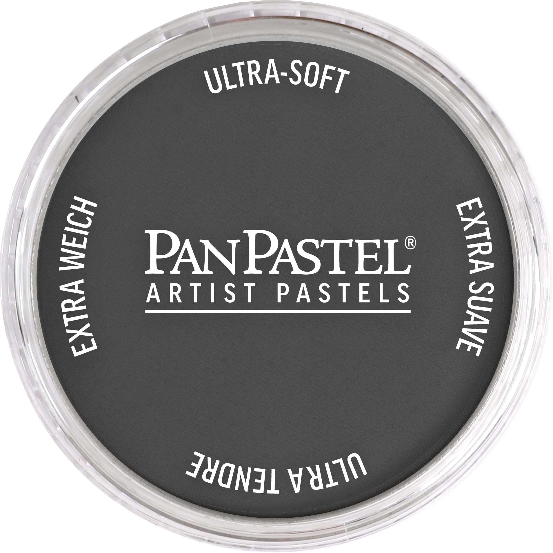 PanPastel Artist Pastels by GOLDEN, Pearl Medium Black (Fine), 2.44” / 62mm Pan Diameter, Professional Artist Pastels, Unique Pan Format (cake-like)
