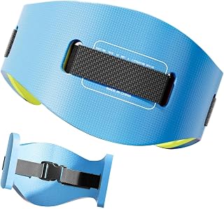 Cinturón de natación - Seguridad Ergonómica Alta Densidad,Cinturón de Natación y Flotadores de Piscina para Niños y Adultos,para Ejercicio Y Entrenamiento Acuático En Playa Lago Río Mar