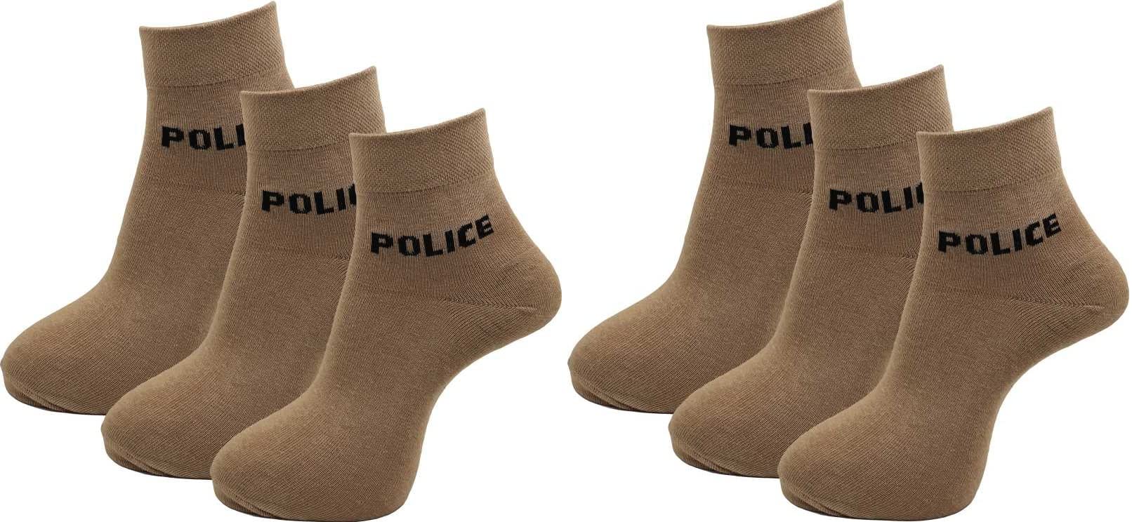 Men's Cotton Khaki Police Socks MC Ankle Length AS-533 (Pack of 6)-image-27