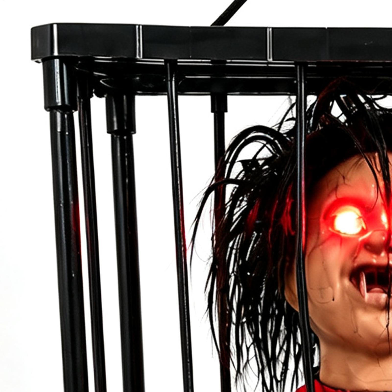 Decorazioni Di Halloween Animate Accessorio Spaventoso con Occhi Luminosi