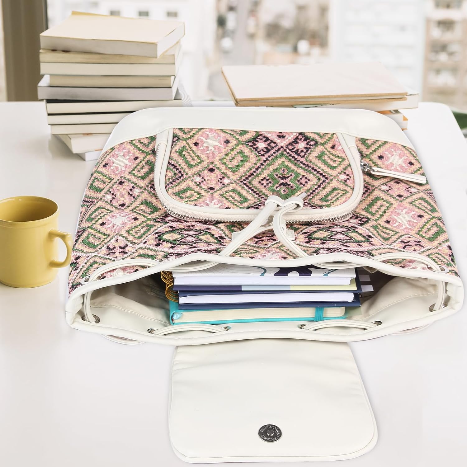 Lily queen Fashion Small Purse Backpack Lightweight for Women Colorful - Image 6