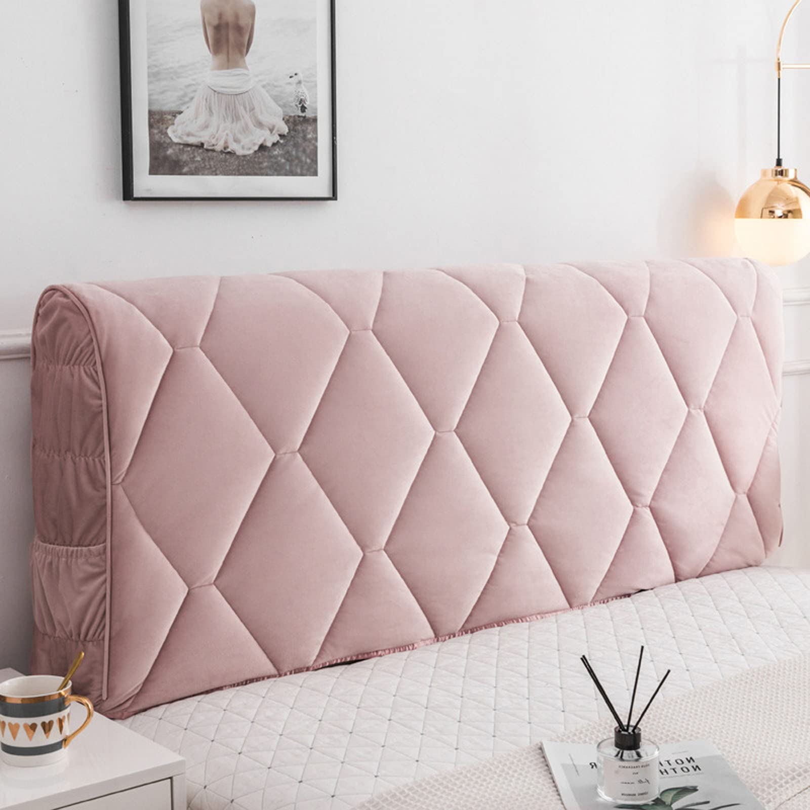 Cojín suave para cabecero de cama doble con funda extraíble lavable, almohada para respaldo de cama doble, 210 cm