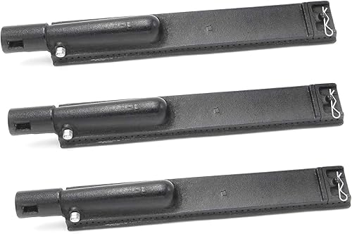 Votenli C2630A (paquete de 3) Kit de tubo de quemador de hierro fundido de 15 1316 pulgadas, piezas de repuesto para parrilla de gas Jennair