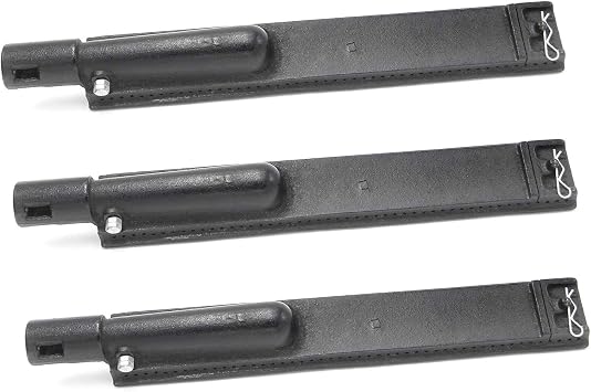 C2630A 3-Pack 15 13/16" Cast Iron Burner Tube Pipe Kit Gas Grill Replacement Parts for Jennair 720-0061,720-0062, 720-0063, Nexgrill 720-0671, 720-0165, Charbroil Gas Grill Models