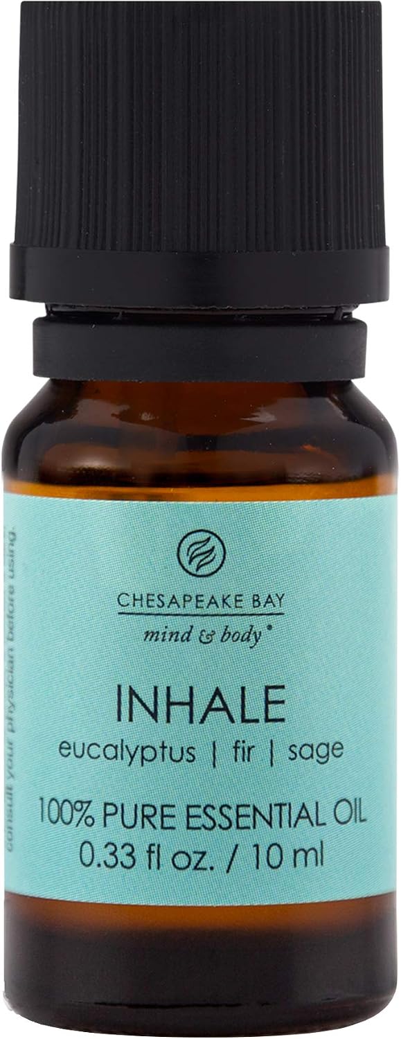 Chesapeake Bay Candle PT40936 100% Pure Essential Diffuser Oil, 10ml, Inhale (Eucalyptus Fir Sage)