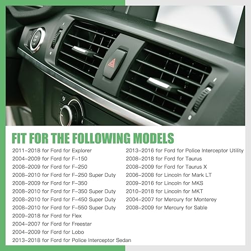 Miniatura 6 de SCITOO AA5Z19E616A - Actuador de puerta de aire mezclado 604-228 HVAC de repuesto para Ford 2004-2018 para Lincoln 2004-2018 para Mercury
